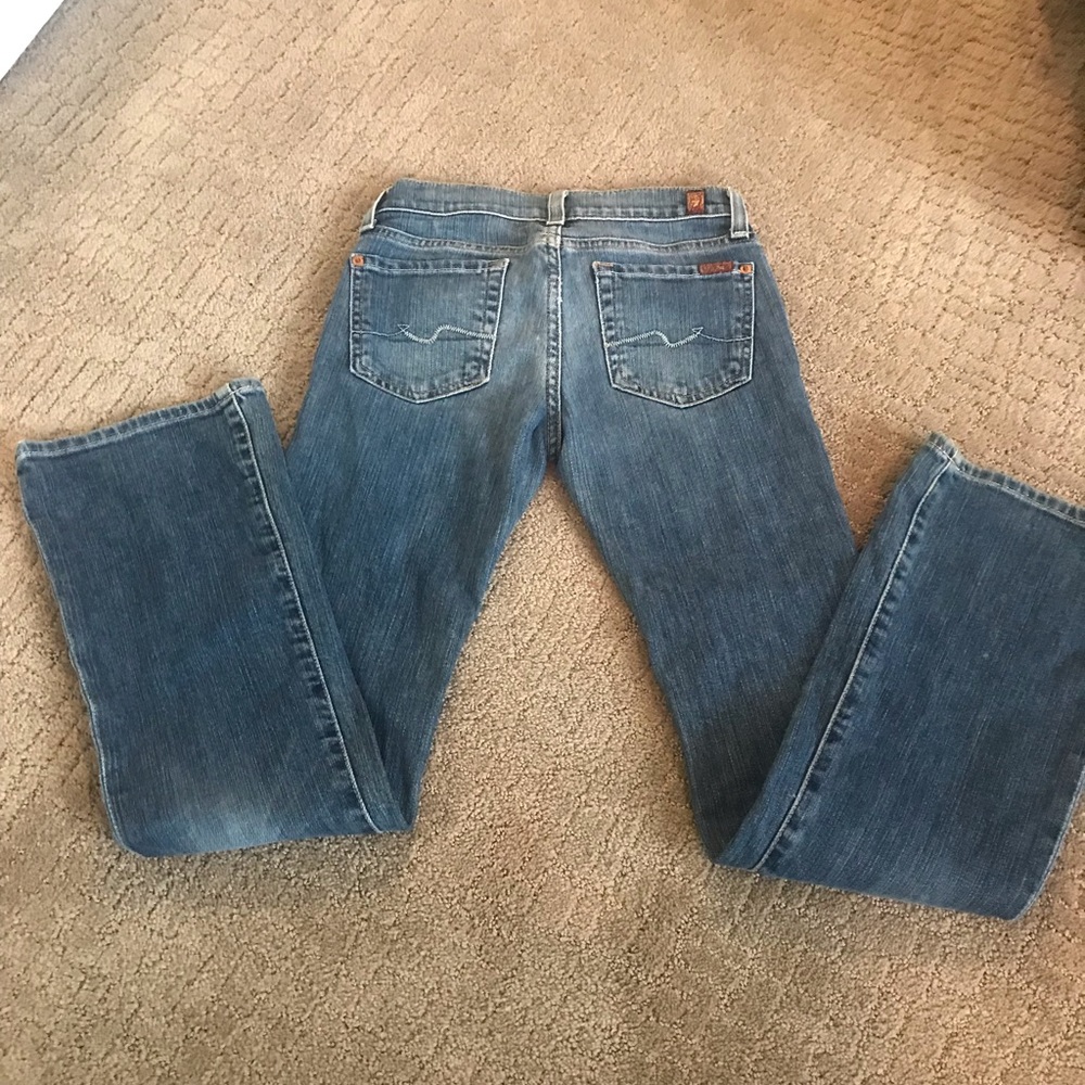7 By All Mankind blue jeans for girls